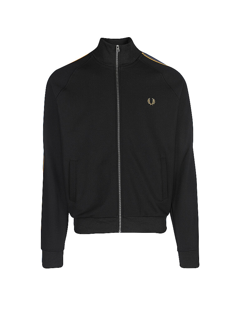 FRED PERRY Sweatjacke  schwarz | M